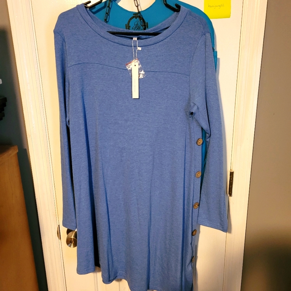 Blue Tunic Dress